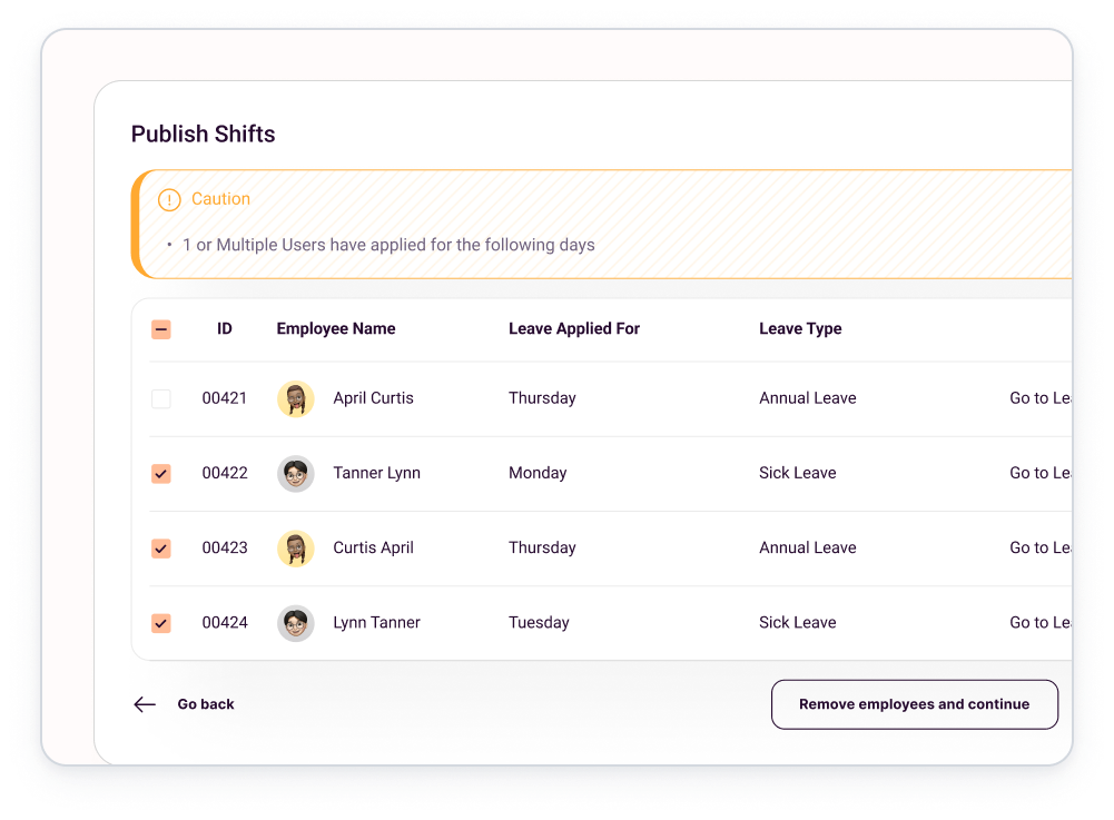 Solve Shift Conflicts with Ease